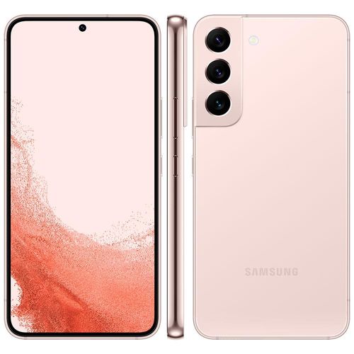 Smartphone Samsung Galaxy S22 128GB Rose 5G 8GB RAM Tela 6,1” Câmera Tripla 50MP+10MP+12MP Frontal 10MP - Sou como novo