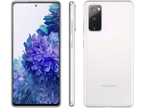 Smartphone Samsung Galaxy S20 FE 128GB Branco 6GB RAM Tela 6,5" Câmera Tripla Frontal 32MP - Tenho minhas marcas de uso