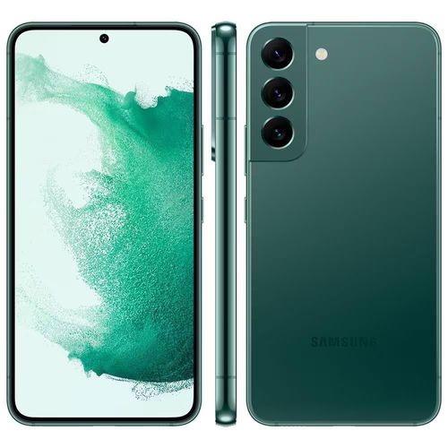 Smartphone Samsung Galaxy S22 128GB Verde 5G 8GB RAM Tela 6,1” Câmera Tripla de 50MP + 10MP + 12MP Frontal 10MP - Sou como novo