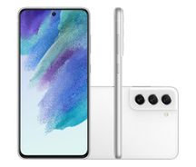 Smartphone Samsung Galaxy S21 FE 5G 256GB 6GB RAM Câmera Traseira Tripla 12MP + 12MP + 8MP Selfie 32MP Tela 6.5" Branco - Fui Mais Usado