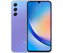 Smartphone Samsung Galaxy A34 5G 256GB 8GB RAM Câmera Traseira 48MP +8MP + 5MP Frontal 13MP Tela 6.6” Violeta - Tenho Minhas Marcas de Uso